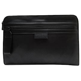 Bottega Veneta-Pochette en cuir noir Bottega Veneta-Noir