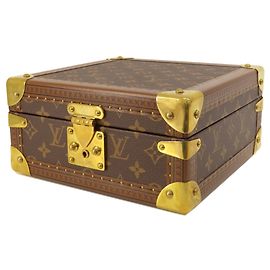 Cofre de joyas Monogram Louis Vuitton Castaño Monograma