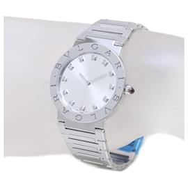 Bulgari-Bvlgari 103696 BB33S 12P Diamond Stainless Steel Boys' Watch-Other