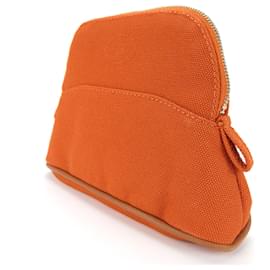 Hermès-Pochette en coton Bolide d'Hermès en orange-Orange