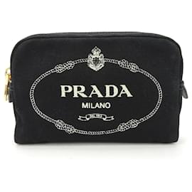 Prada-Pochette Prada 1NA021 en toile-Noir,Autre