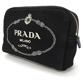 Prada-Pochette Prada 1NA021 en toile-Noir,Autre