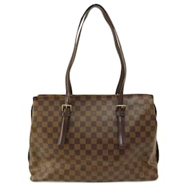 Louis Vuitton-Louis Vuitton Chelsea Damier Ebene Tote Bag-Damier ebene