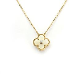 Collar Vintage Alhambra de Oro Amarillo Van Cleef & Arpels Amarillo
