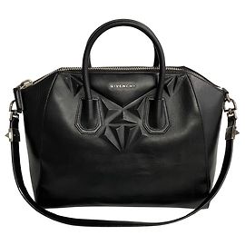Bolsa de couro Givenchy Antigona Hardware Preto