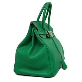 Hermès-Hermes Birkin Verso 35 Handbag-Dark green