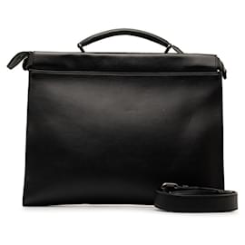 Fendi-Fendi Peekaboo Fit Monster Bugs Eye Handbag-Black