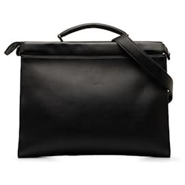 Fendi-Sac à main Fendi Peekaboo Fit Monster Bugs Eye-Noir