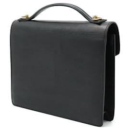 Louis Vuitton-Louis Vuitton Epi Monceau Second Bag Handbag-Black,Other