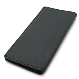 Louis Vuitton-Louis Vuitton LV Aerogram Portefeuille Brazza NM Bi-fold Coin Purse-Black