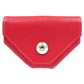 Hermès Hermes Le Calanhuit LE48 Coin Case Red Orange
