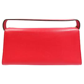 Autre Marque-J&M Davidson Eleanor Leather Red Shoulder Bag-Red