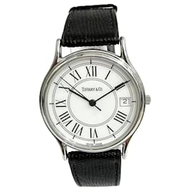 Tiffany & Co-Tiffany Classic Round Quartz White Dial Watch-White