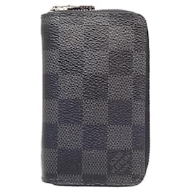 Louis Vuitton-Louis Vuitton Damier Graphite Zippy Coin Purse-Damier ebene