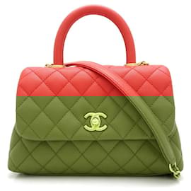 Chanel-Chanel Coco Handle XS A92990 Shoulder Bag-Red