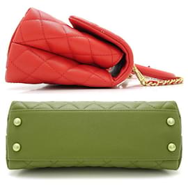 Chanel-Chanel Coco Handle XS A92990 Shoulder Bag-Red