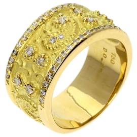 Céline-Celine 18K Yellow Gold Diamond Anniversary Ring-Other