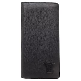 Louis Vuitton-Louis Vuitton Portefeuil Brazza NM Long Wallet-Black
