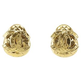 Orecchini Clip Coco Mark di Chanel D'oro