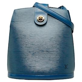 Louis Vuitton-Louis Vuitton Epi Cluny Shoulder Bag-Blue