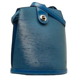 Louis Vuitton-Louis Vuitton Epi Cluny Shoulder Bag-Blue