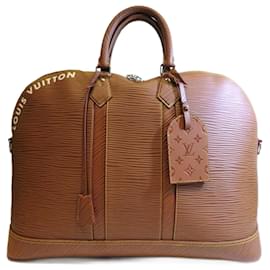 Louis Vuitton-Louis Vuitton Epi Alma Travel GM Handbag-Brown