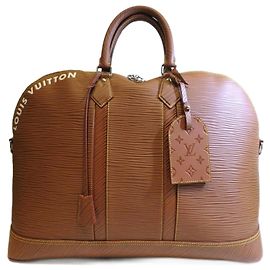 Borsa da viaggio GM Alma Epi Louis Vuitton Marrone
