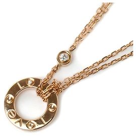 Colar Love Circle em ouro rosa K18PG da Cartier Outro