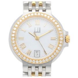 Alfred Dunhill Reloj de Mujer Dunhill Elite Quartz de Acero Inoxidable Amarillo