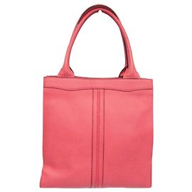 Valextra Punch Damen Leder Tote Bag Pink