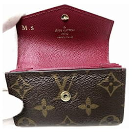 Louis Vuitton-Louis Vuitton Monogram Multicult Sarah Pass Case-Brown,Fuschia