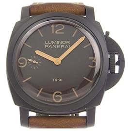 Panerai-Panerai Luminor 1950 3DAYS Limited Edition Watch-Brown,Black