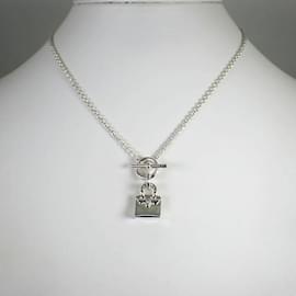 Hermès-Collier Amulette Birkin Hermes 925-Argenté