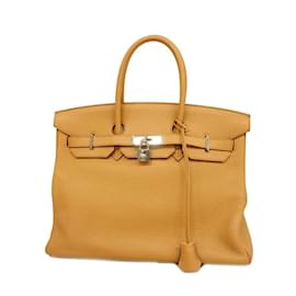 Hermès-Hermes Birkin 35 Handbag-Yellow
