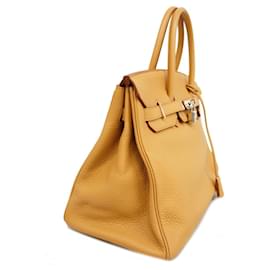 Hermès-Hermes Birkin 35 Handbag-Yellow