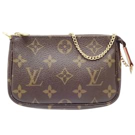 Louis Vuitton-Pochette Mini Monogram Louis Vuitton-Marron