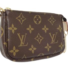 Louis Vuitton-Pochette Mini Monogram Louis Vuitton-Marron