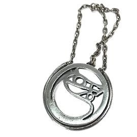 Hermès Chaveiro charm de cavalo vintage Hermes Prata