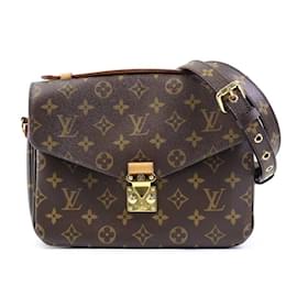 Louis Vuitton-Louis Vuitton Monogram Pochette Metis MM Handbag-Brown