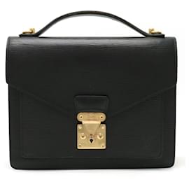 Louis Vuitton-Louis Vuitton Epi Monceau Second Bag-Black