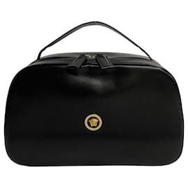 Versace-Bolsa de hardware com logo Medusa da Versace-Preto