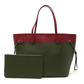 Louis Vuitton-Louis Vuitton Epi Neverfull MM Tote Bag-Fuschia