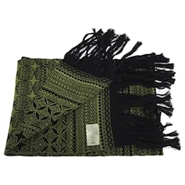 Fendi-Fendi Brown Wool Long Scarf-Brown