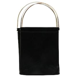 Cartier-Cartier Trinity Handbag in Black and Gold Leather-Black,Golden