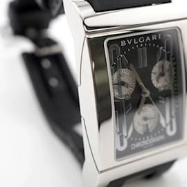 Bulgari-Bvlgari RTC49S L8201 Retangolo Chrono QZ Quartz Watch-Black