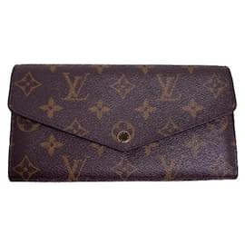 Louis Vuitton-Louis Vuitton Portefeuille Sarah Monogram Long Wallet-Brown