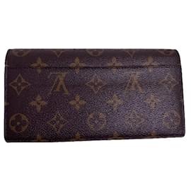 Louis Vuitton-Louis Vuitton Portefeuille Sarah Monogram Long Wallet-Brown