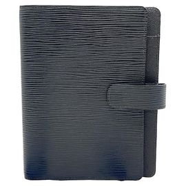 Louis Vuitton Epi Leather Notebook Case Black