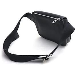 Loewe-Loewe Military Bum Bag Body Black-Black