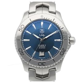 Tag Heuer-Tag Heuer Link Caliber 5 Automatic Men's Wristwatch-Silvery,Blue